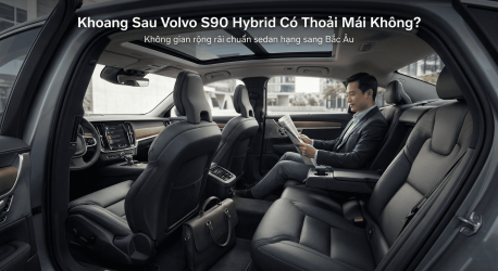 Khoang sau Volvo S90 Hybrid