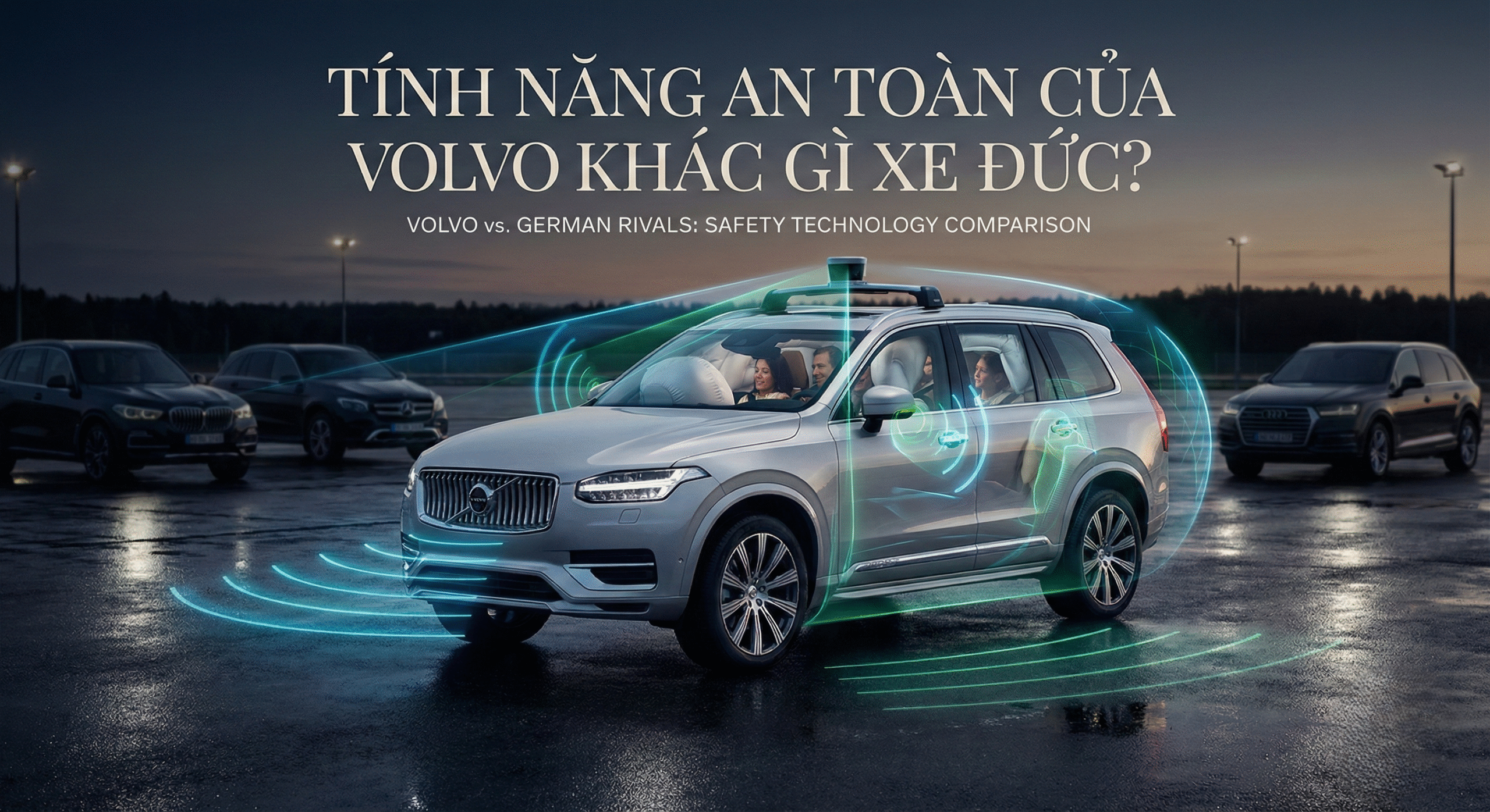 tính năng an toàn của Volvo
